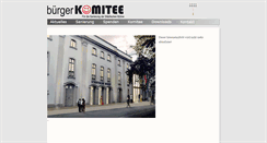 Desktop Screenshot of buergerkomitee.com